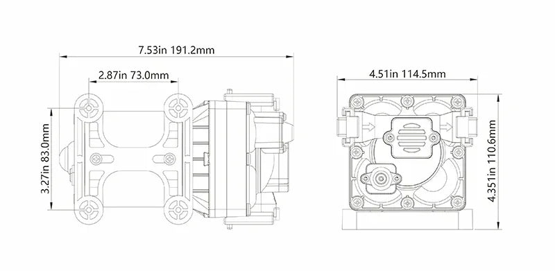 Seaflo Toilet Rinse Pump 12V 240GPH - Toilet Flush