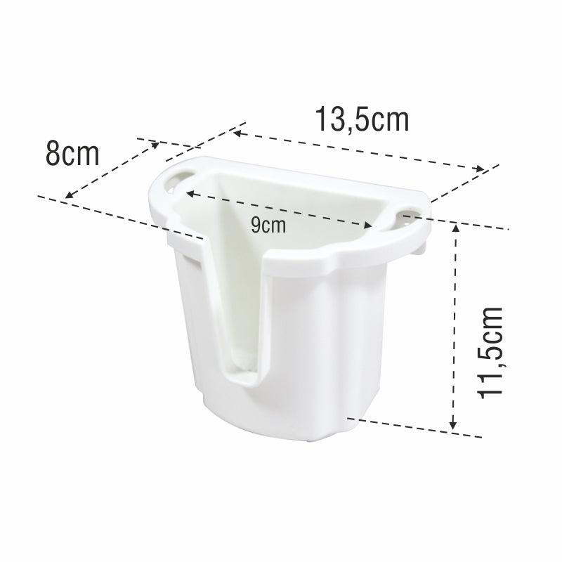 Store-All VHF Case - White 13.5×8×11.5 cm | 4Boats