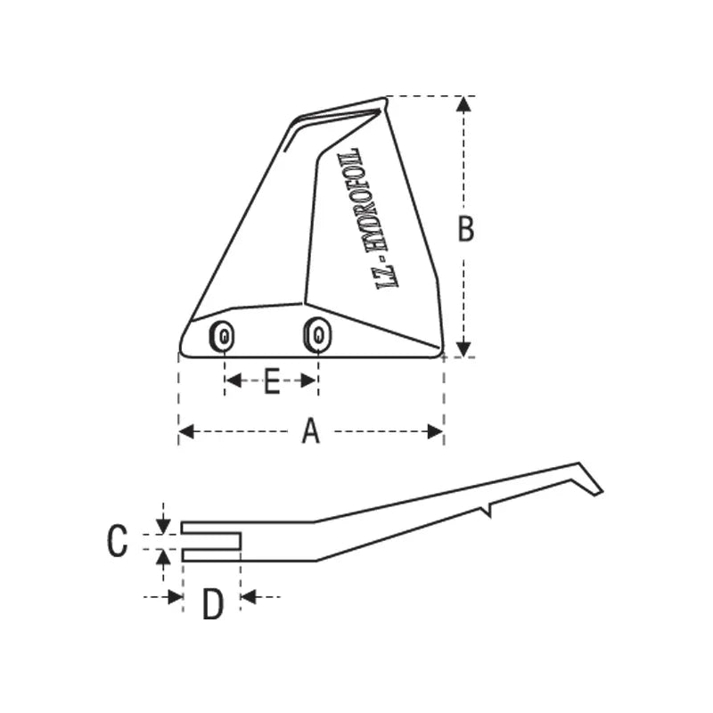LZ Marine Outboard Hydrofoil Stabilizer up to 50HP Performance Fin Lalizas 10121