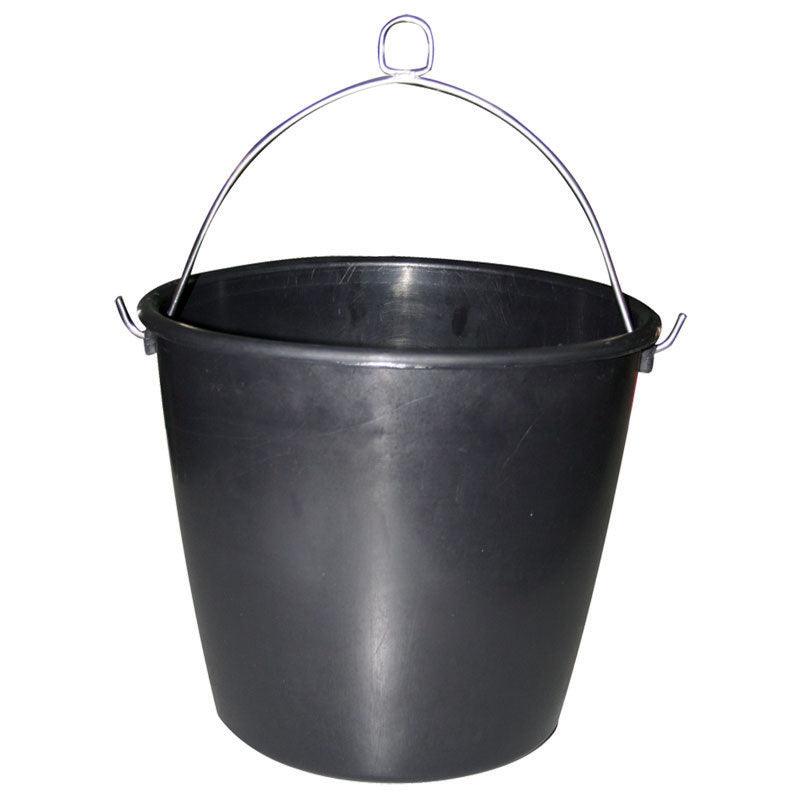 Heavy-Duty Marine 7.5 L Rubber Bucket, Black | 4Boats