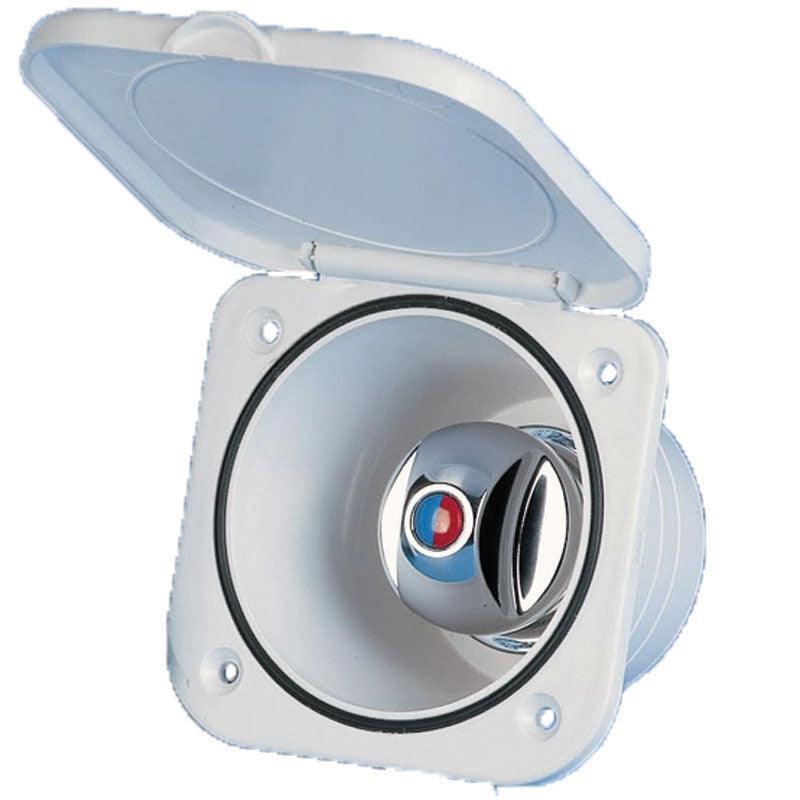 Case Mixer Tap Case 95 × 95mm with Lid, White | 4Boats