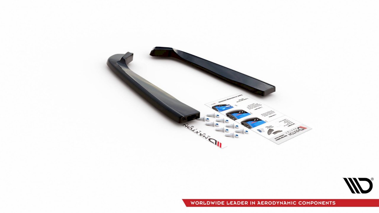 Maxton Design - REAR SIDE SPLITTERS FORD MUSTANG MK6 FACELIFT (2017-)