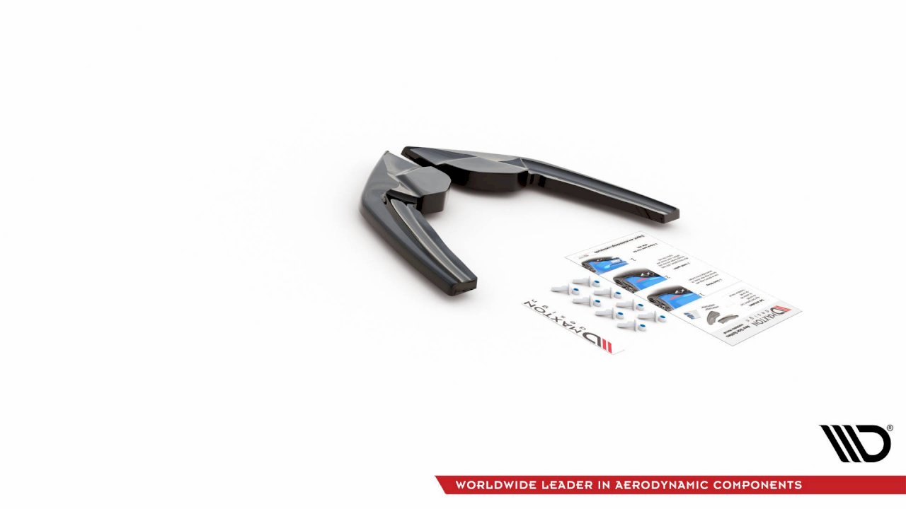 Maxton Design - REAR SIDE SPLITTERS V2 BMW M135I F20 (2011-2015)