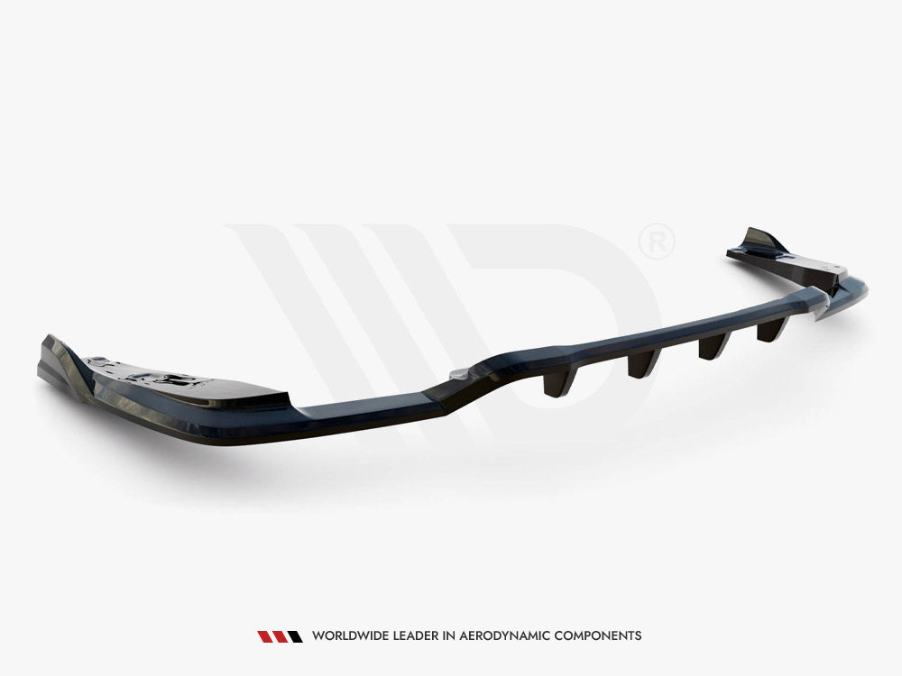 Maxton Design - CENTRAL REAR SPLITTER (VERTICAL BARS) V.2 BMW X4 M-PACK G02