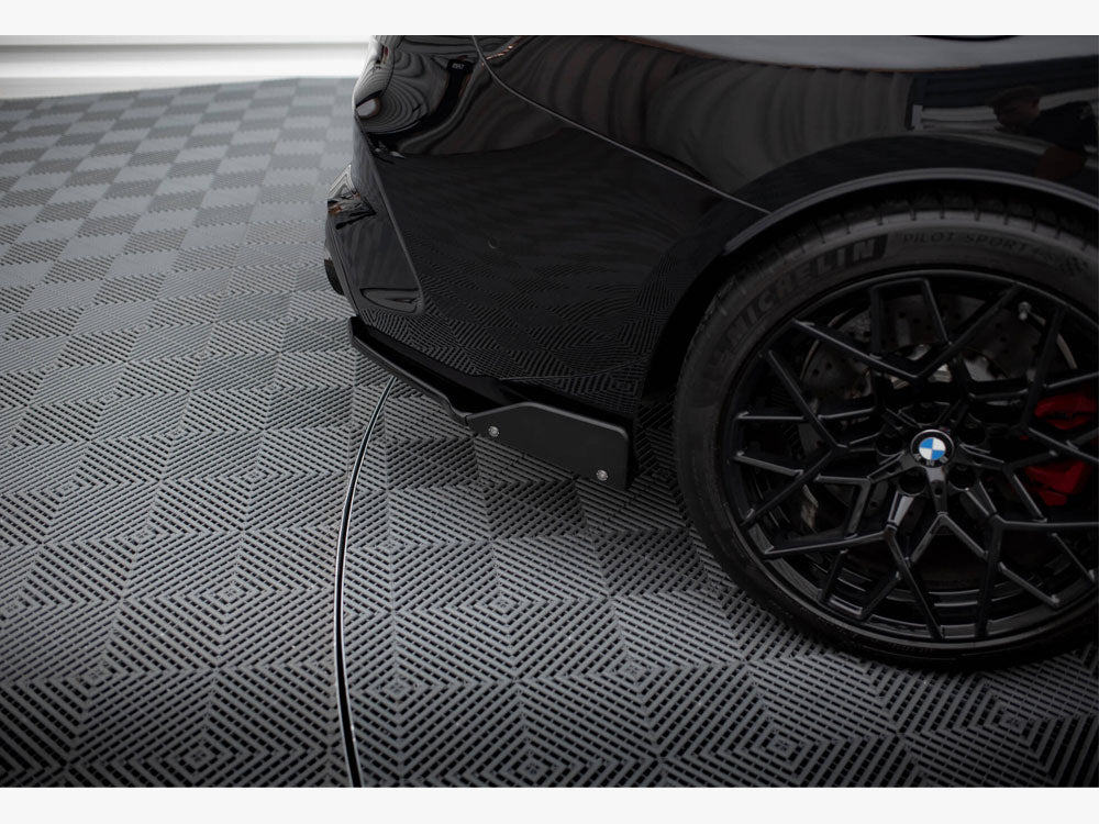 Maxton Design - REAR SIDE SPLITTERS V.1 + FLAPS BMW M8 GRAN COUPE F93