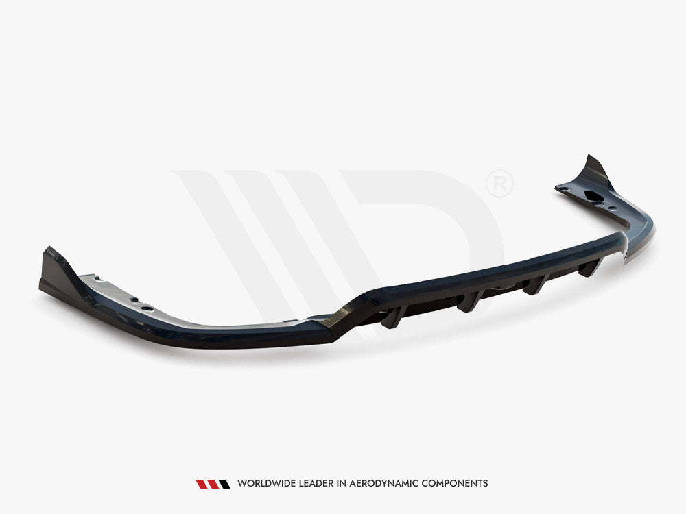 Maxton Design - Central Rear Splitter (Vertical Bars) V.2 BMW X6 M-Pack G06 Facelift