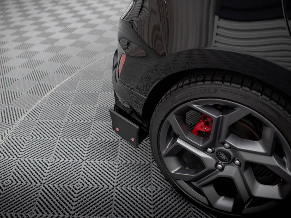 Maxton Design - REAR SIDE SPLITTERS V.4 + FLAPS FORD FIESTA ST MK8/8.5