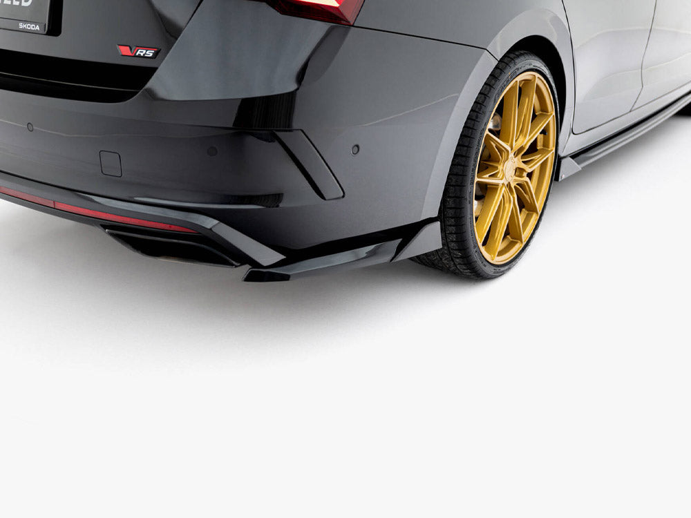Maxton Design - Rear Side Splitters V.6 Skoda Octavia RS Liftback / Estate Mk4 / Mk4 Facelift