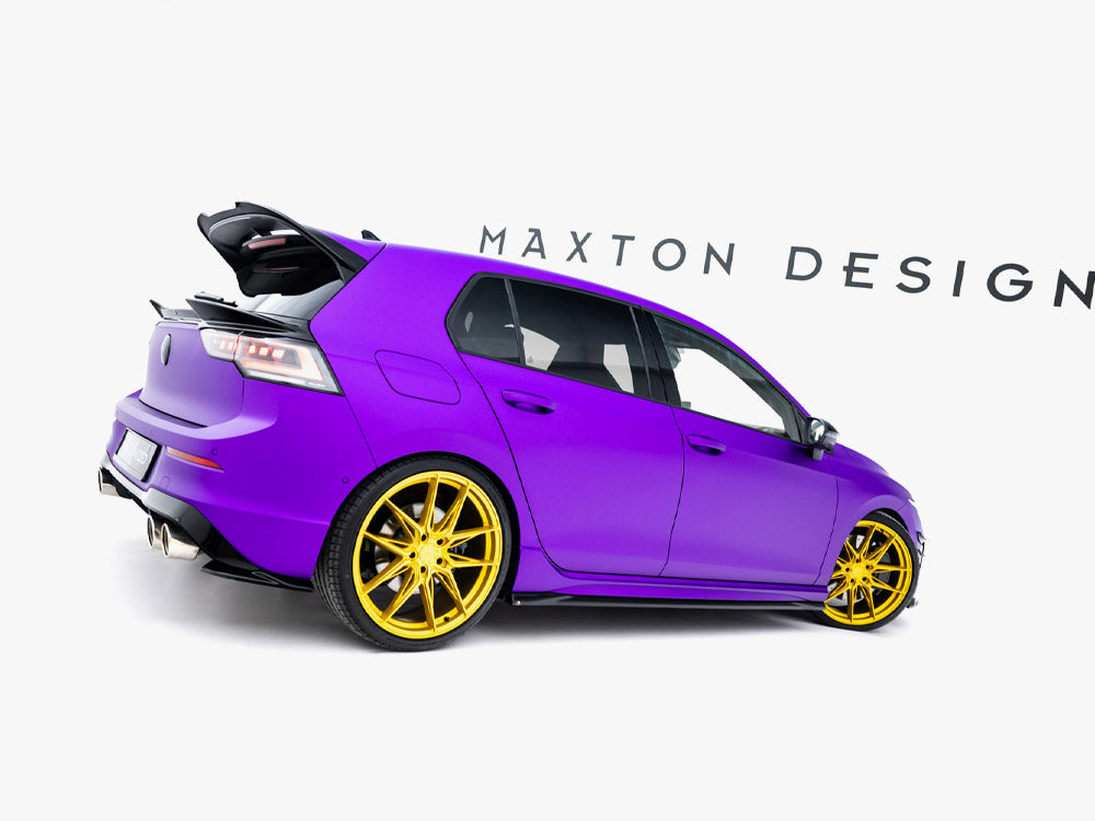 Maxton Design - Rear Side Splitters V.8 Volkswagen Golf R Mk8 / Mk8 Facelift