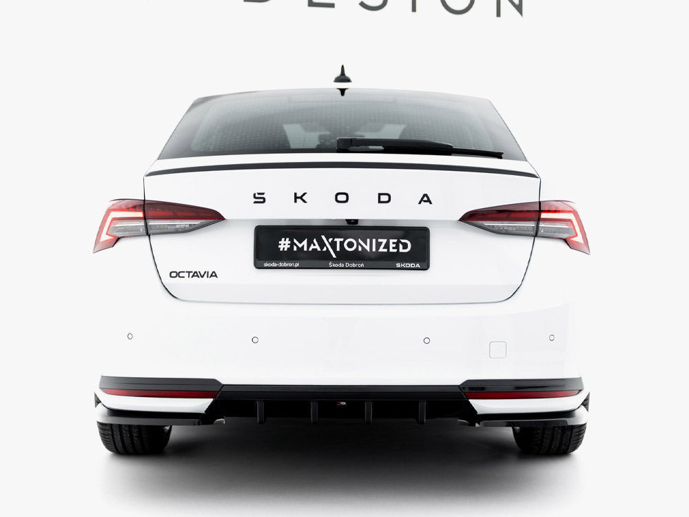 Maxton Design - Rear Valance Skoda Octavia Sportline Liftback / Estate Mk4 Facelift