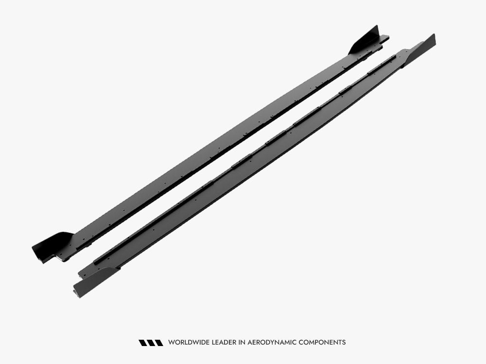 Maxton Design - Street PRO Side Skirt Diffusers + Flaps Cupra Leon ST / Hatchback Aero Mk1 / Mk1 Facelift