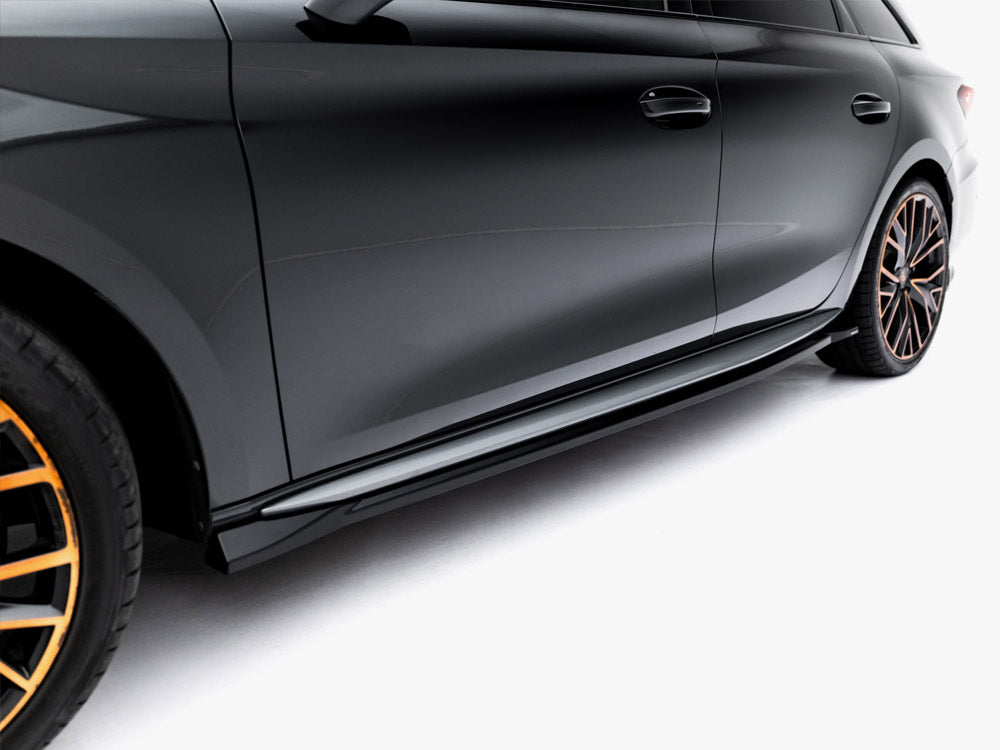 Maxton Design - Side Skirt Diffusers V.2 Cupra Leon ST / Hatchback Aero Mk1 Facelift