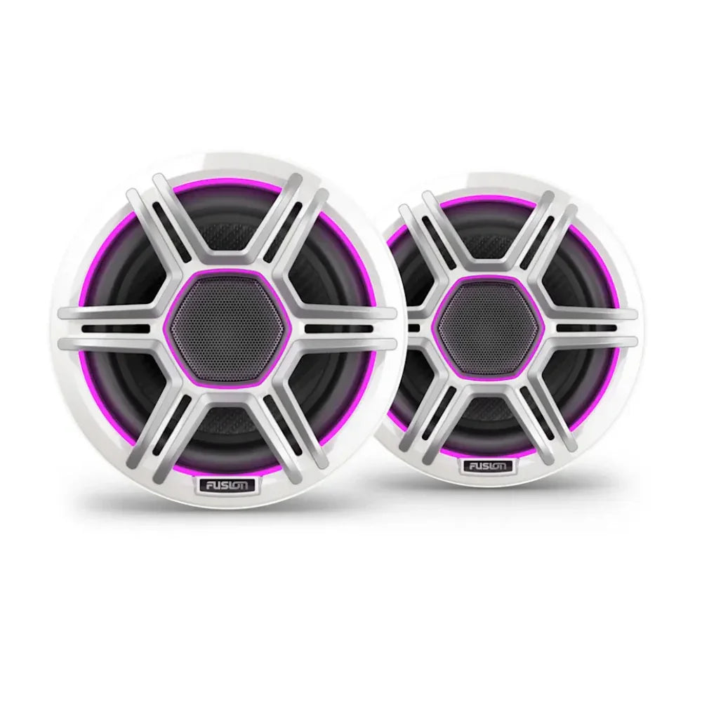 Fusion Apollo AP-FL65SPW 6.5" Marine LED Speakers 300W CRGBW Sports White