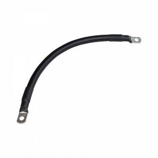 30cm 50mm² heavy-duty black battery cable link with eyelets | 4Boats