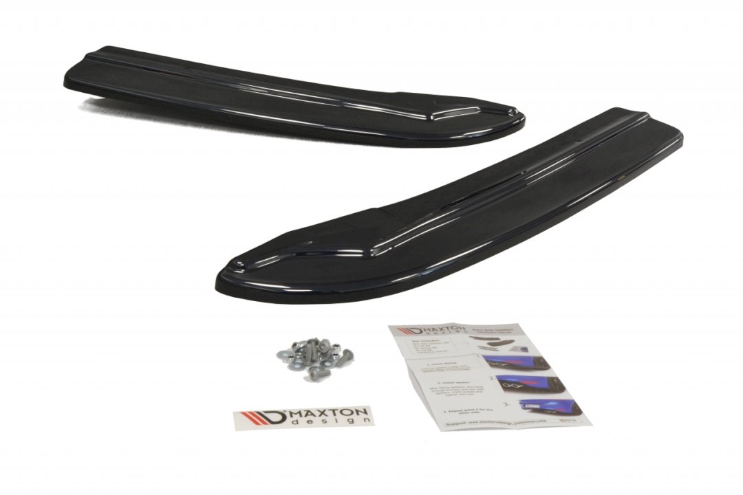 Maxton Design - REAR SIDE SPLITTERS MERCEDES C W204 AMG-LINE (FACELIFT) 2010-2015