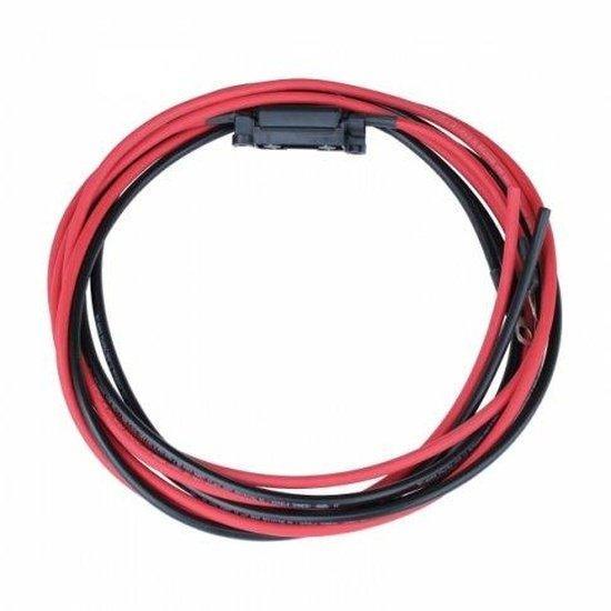 3m 16mm2 single-core battery cable with 60A fuse & 8mm rings | 4Boats