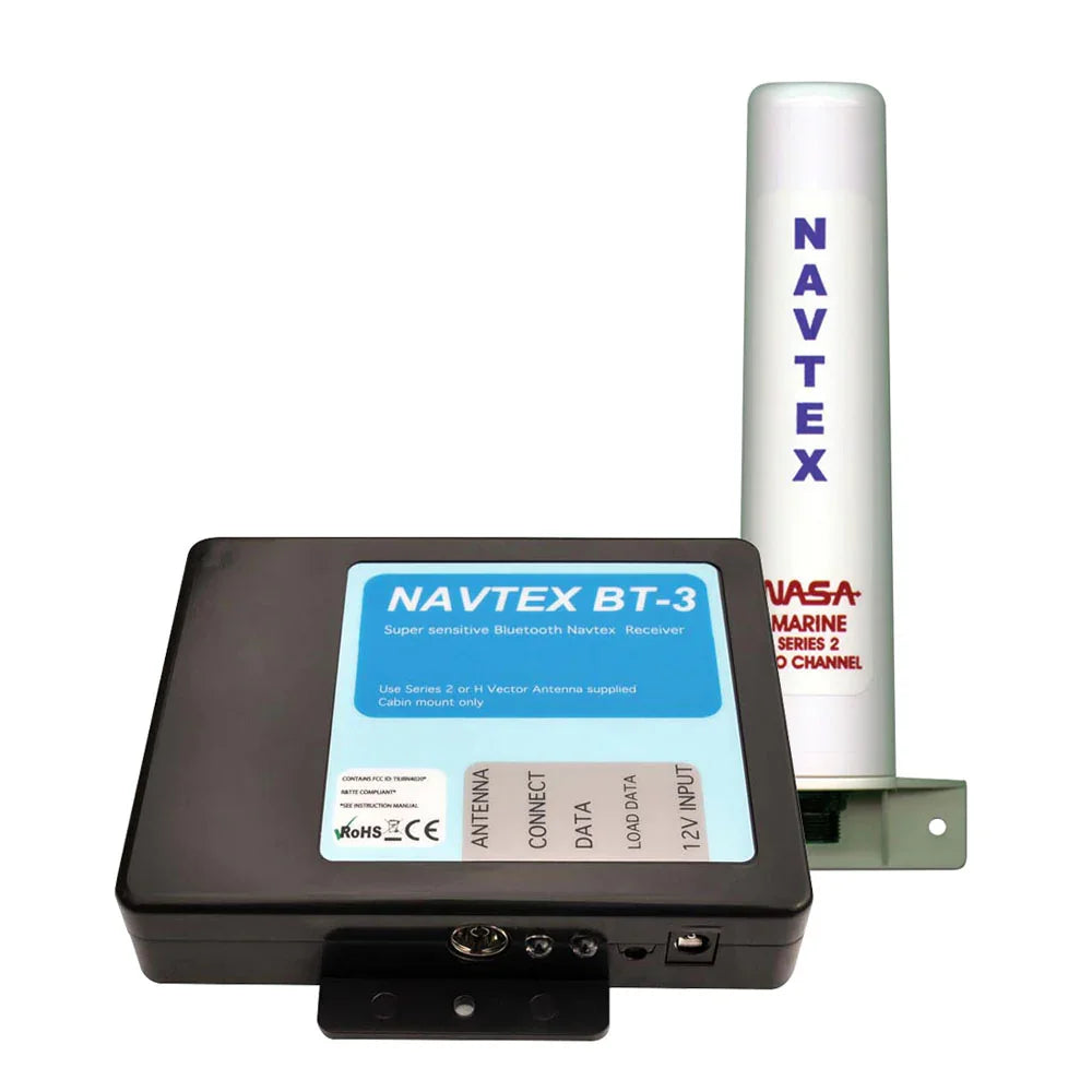 NASA Marine BT3 Bluetooth Navtex Dual Frequency Receiver with Series 2 Antenna
