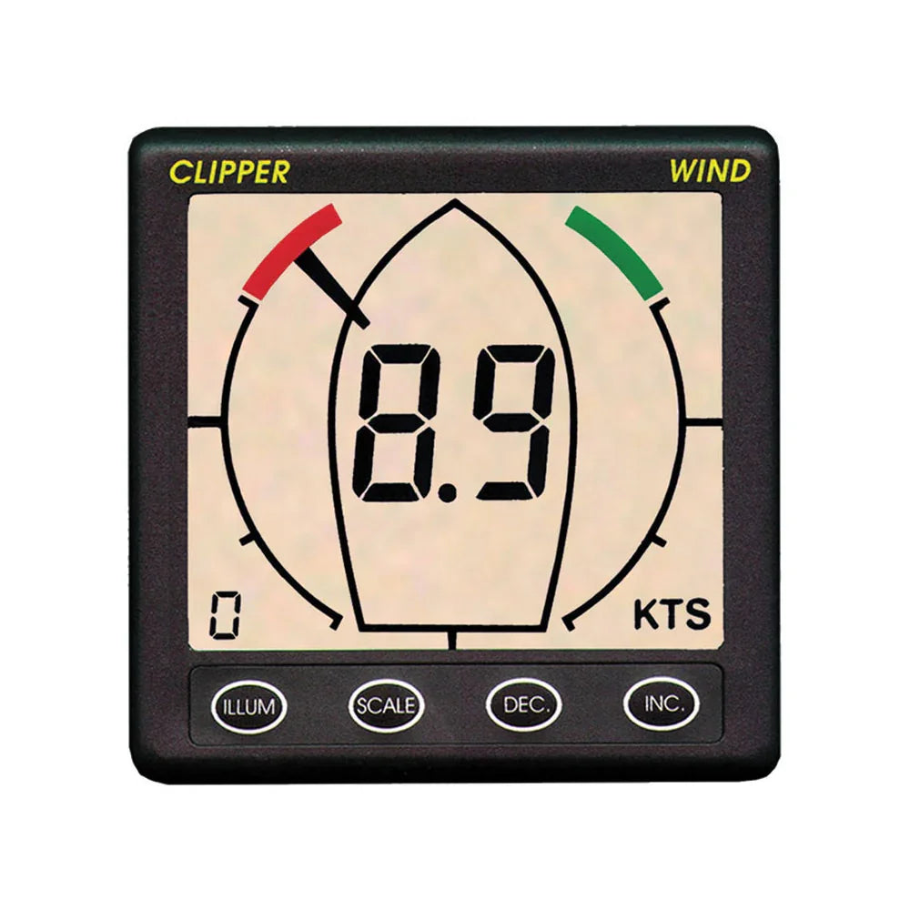 NASA Marine Clipper Wind System V2 NMEA 0183 Complete Masthead & Display 12V