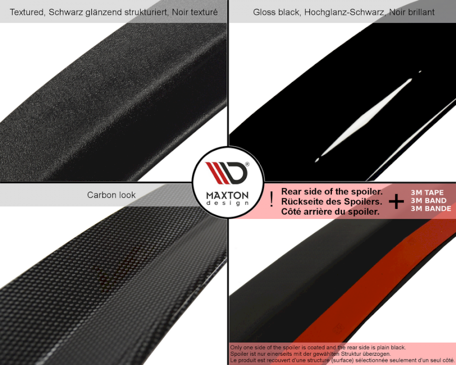 Maxton Design - SPOILER CAP RENAULT LAGUNA MK 3 COUPE (2008-2015)