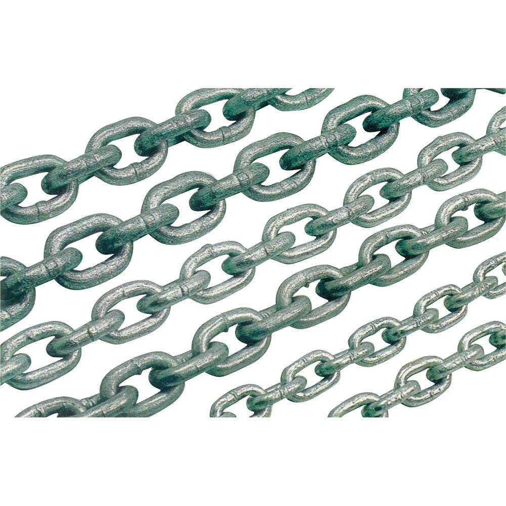 Talamex 6mm Calibrated Anchor Chain 50m Galvanised DIN 766 Short Link 07.102.206