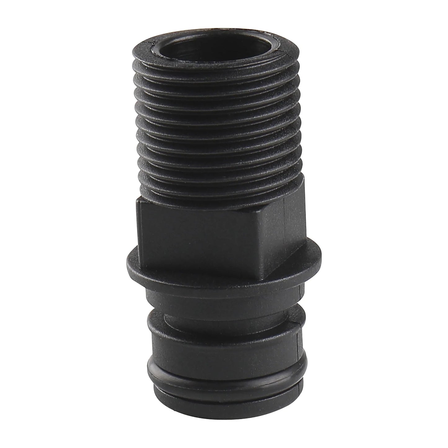 Seaflo MNPT Straight Fitting with O-Ring — 19 mm x 12.7 mm