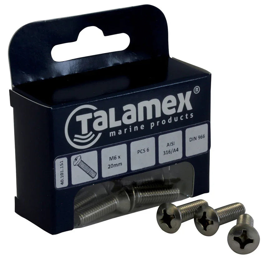 Talamex Raised Head Screw M8 × 70 Phillips | 4Boats