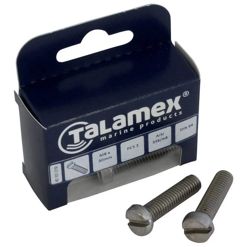 Talamex Pan Head Bolt M6 × 70mm | 4Boats