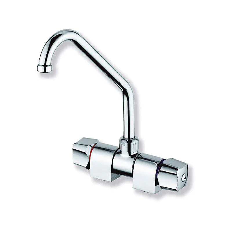 Talamex Mixer Folding Spout Chrome Tap | 4Boats