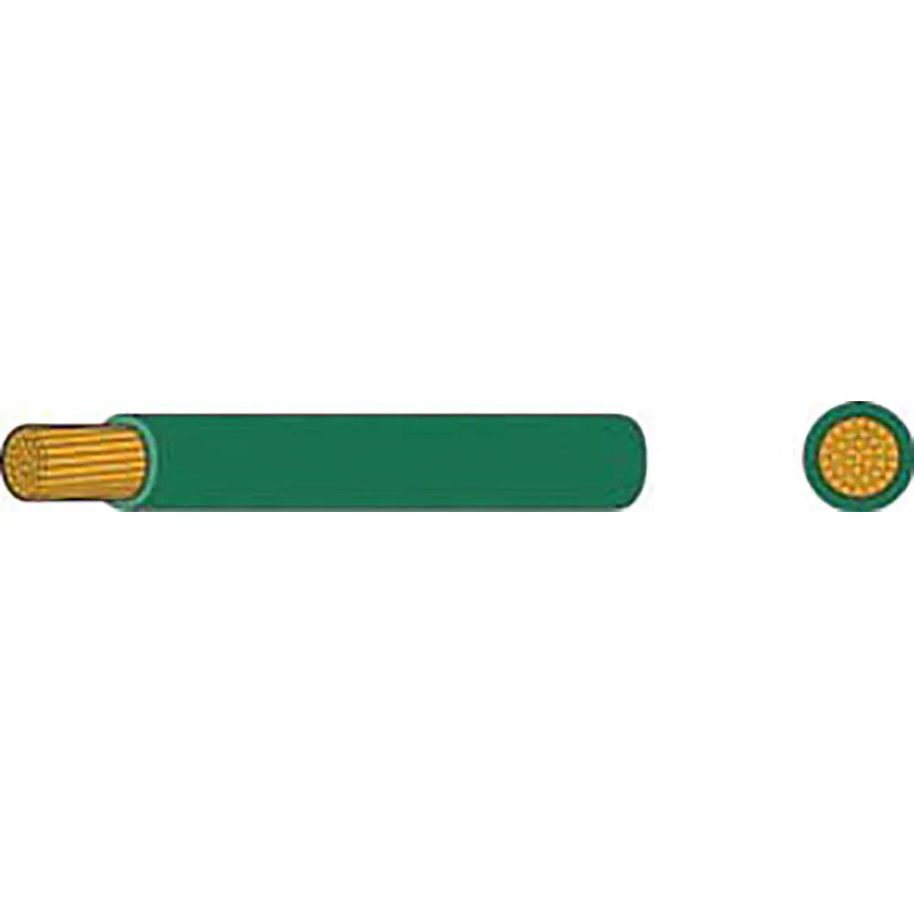 AMC Thin 3 mm² Thin-Wall Single Core Cable Green - 100 m | 4Boats