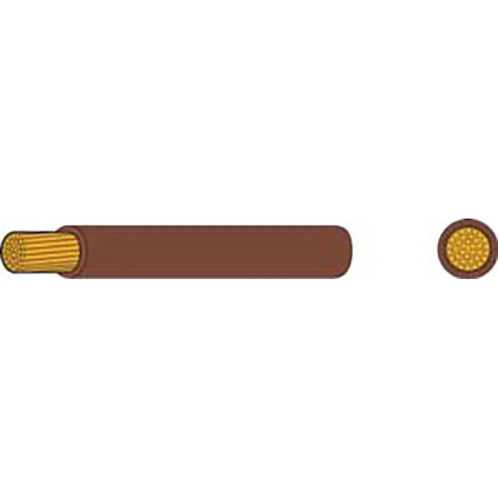 AMC Thin Single Core Cable Brown 3 mm² x 100 m | 4Boats