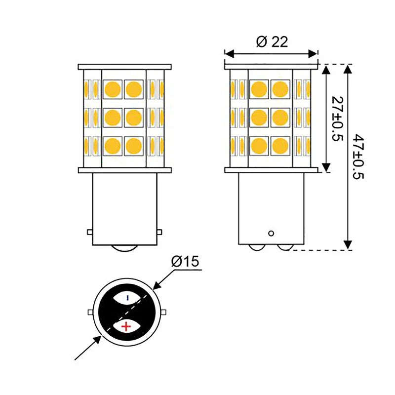 Talamex S-Led S-Led S-LED 30 BA15d 10-30V DC LED lamp | 4Boats