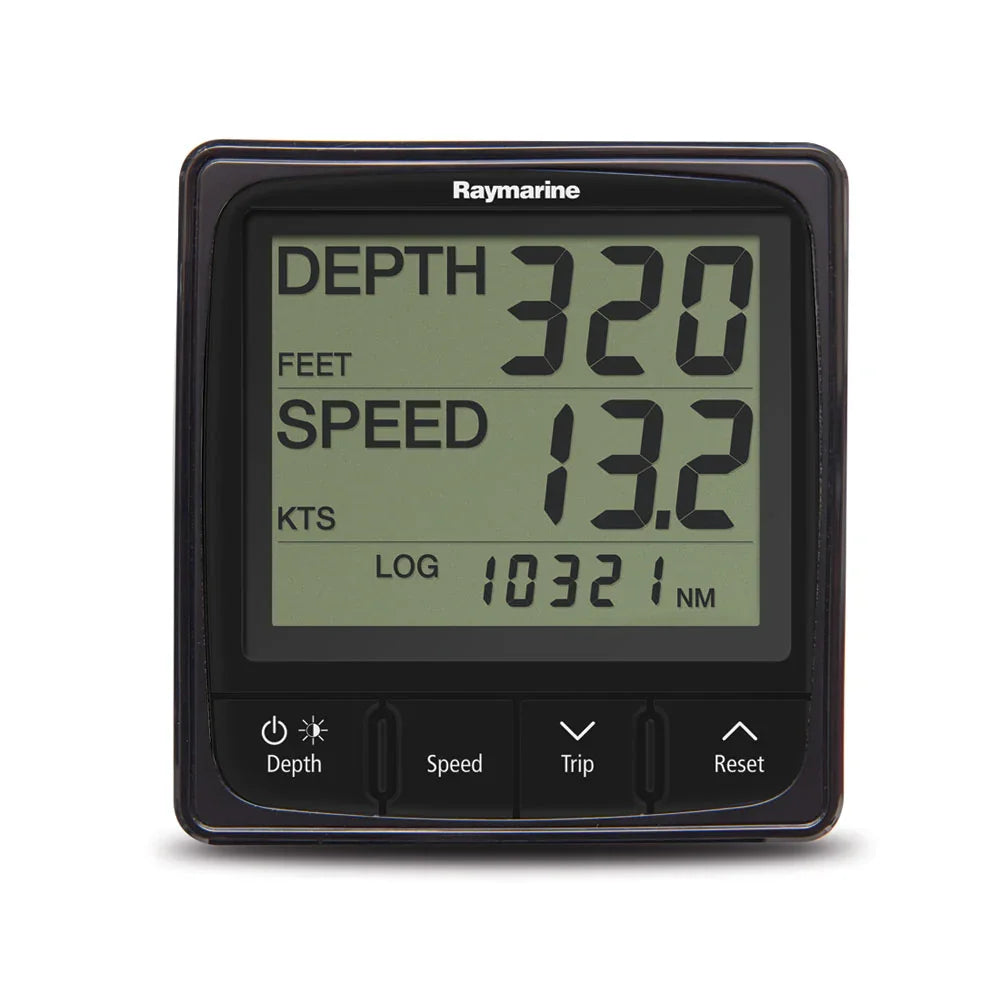 Raymarine i50 Tridata Display Digital E70060 Speed Depth Temp Marine Instrument