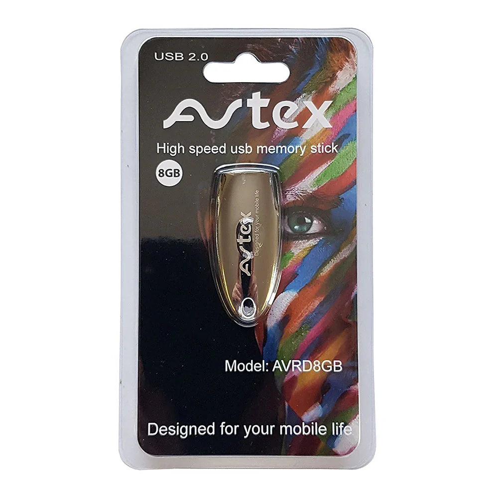 Avtex 8GB High Speed USB Stick for TV PVR Recording Caravan Motorhome AVRD8G
