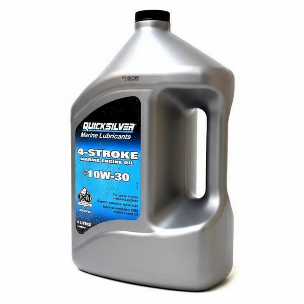 Quicksilver 4-Stroke Marine Engine Oil SAE 10W-30 4L 8M0086221 92-858046QB1