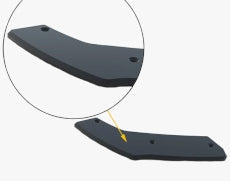 Maxton Design - Street Pro Rear Side Splitters Audi TT S 8S Facelift