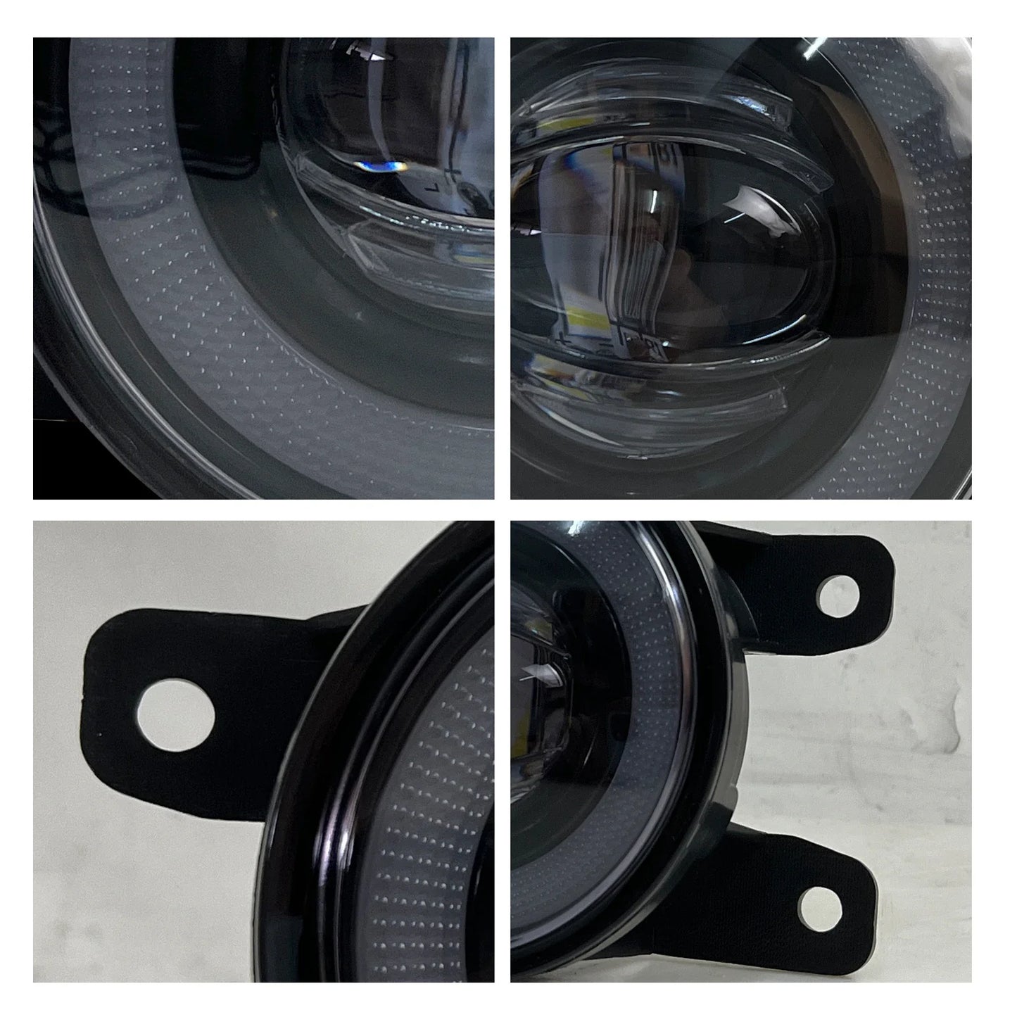 Car Parts Angel Eye Fog Lights – Dynamic Daytime Running Lights with LED Bulb