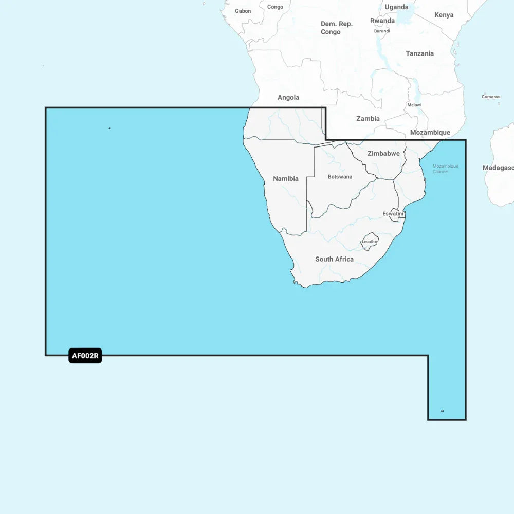 Garmin Navionics + Chart: AF002R - Africa, South