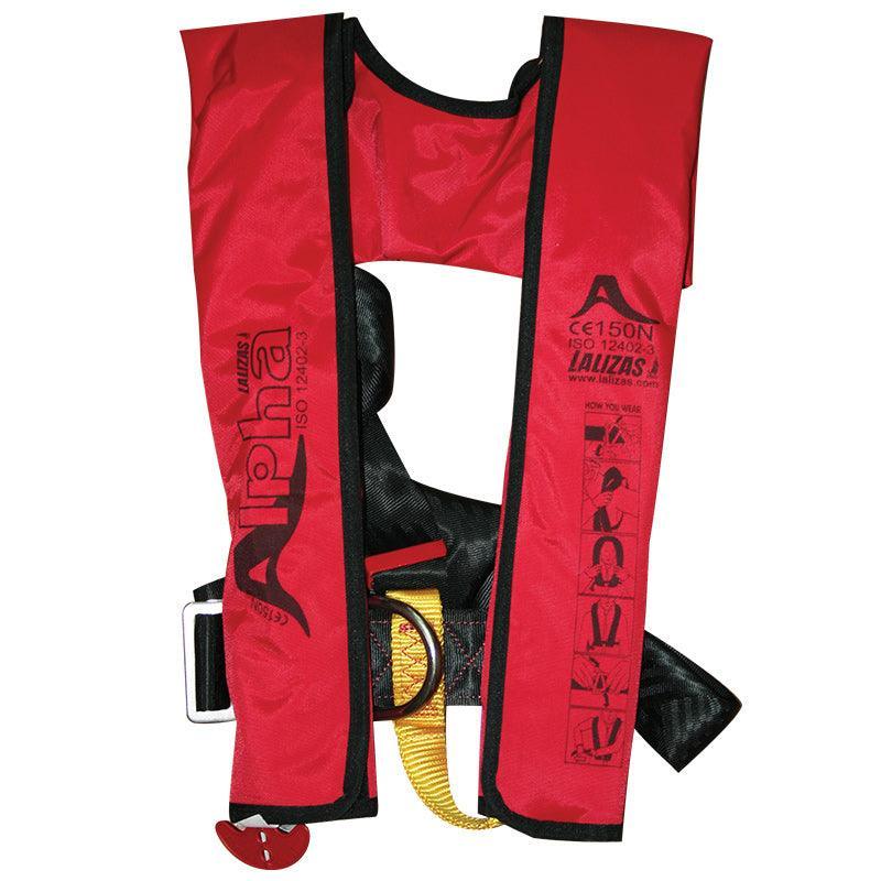 Alpha Infl 170N Auto Inflatable Lifejacket with Harness | 4Boats