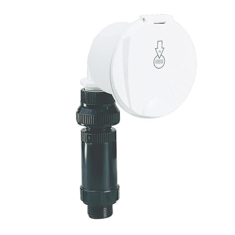 Case Fresh Water Inlet with Lid - Chrome | 4Boats