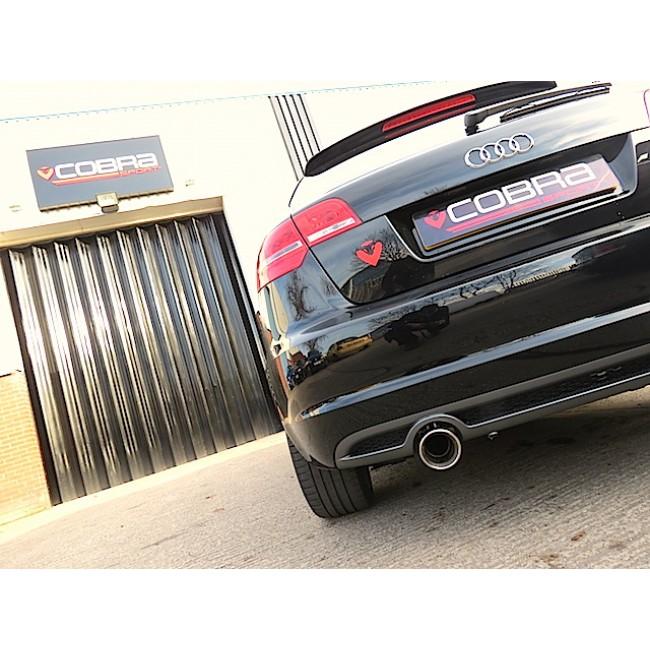 Cobra Exhausts - Audi A3 (8P) 2.0 TDI 2WD (2008-12) (3 Door) Single Tip Cat Back Performance Exhaust
