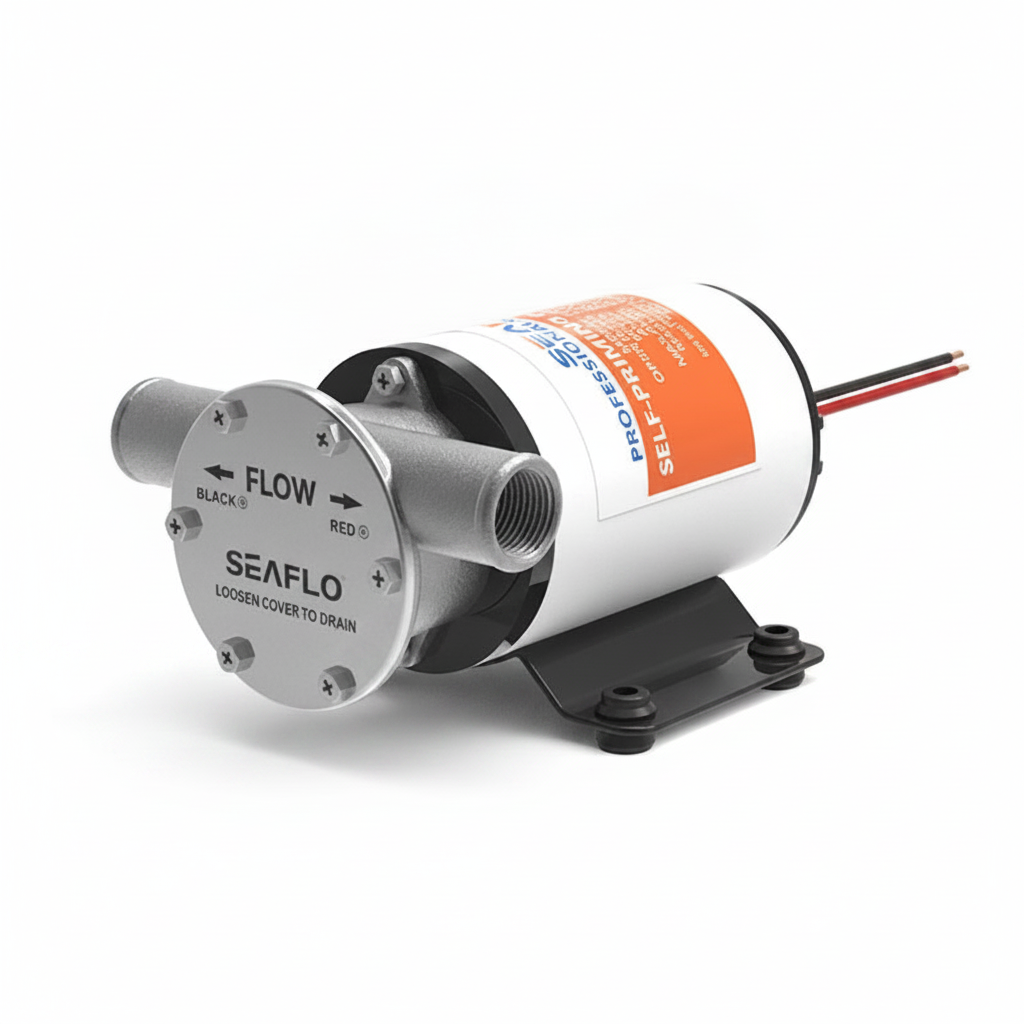12V 30GPM Ballast Pump SP111300902 Reversible High Flow Boat Water System