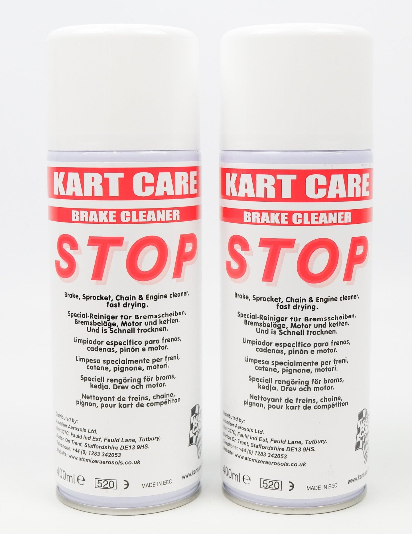 Kart Care STOP Brake Cleaner Spray 400ml