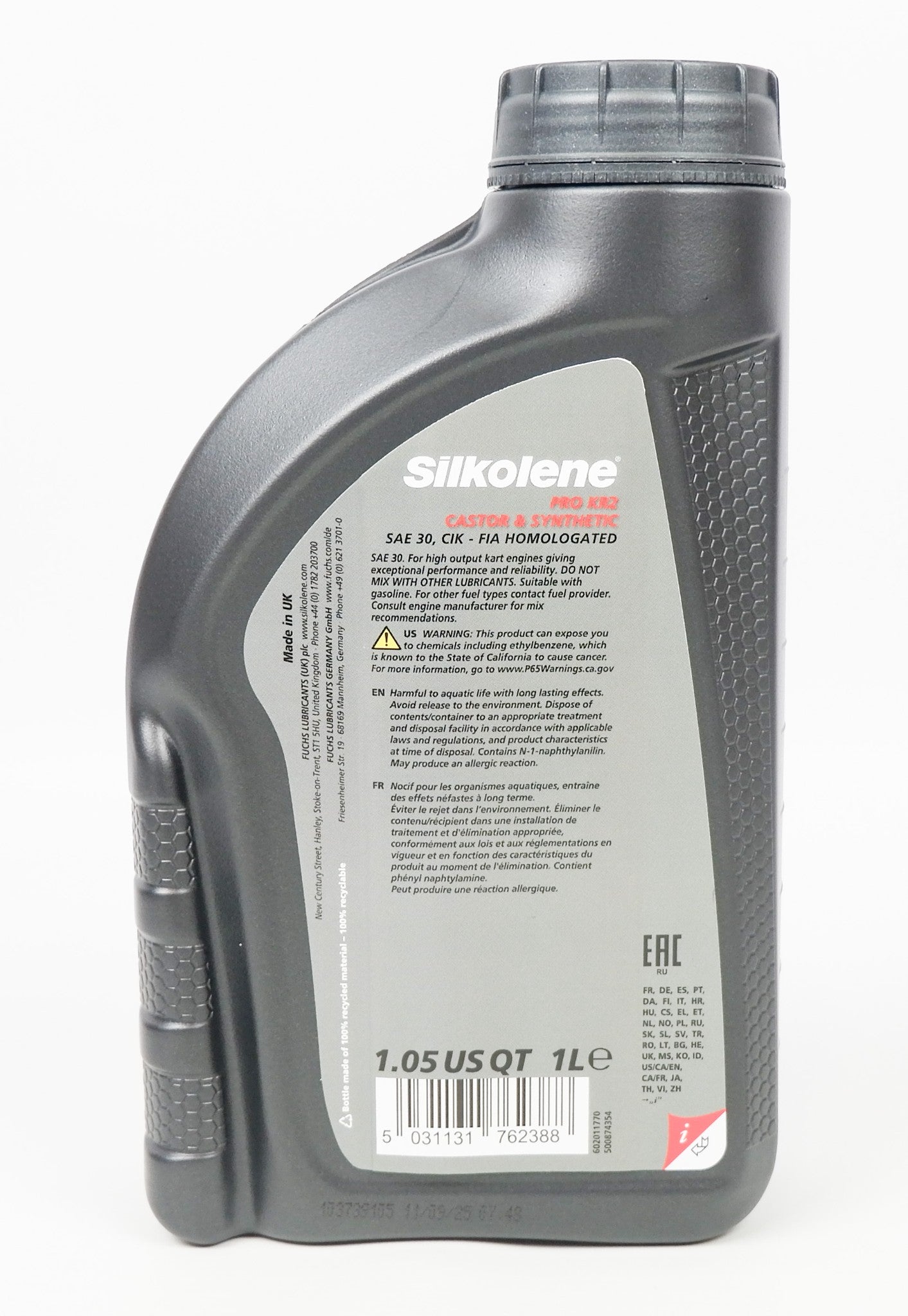 Silkolene Pro KR2 Castor & Synthetic 1L 2 Stroke Oil