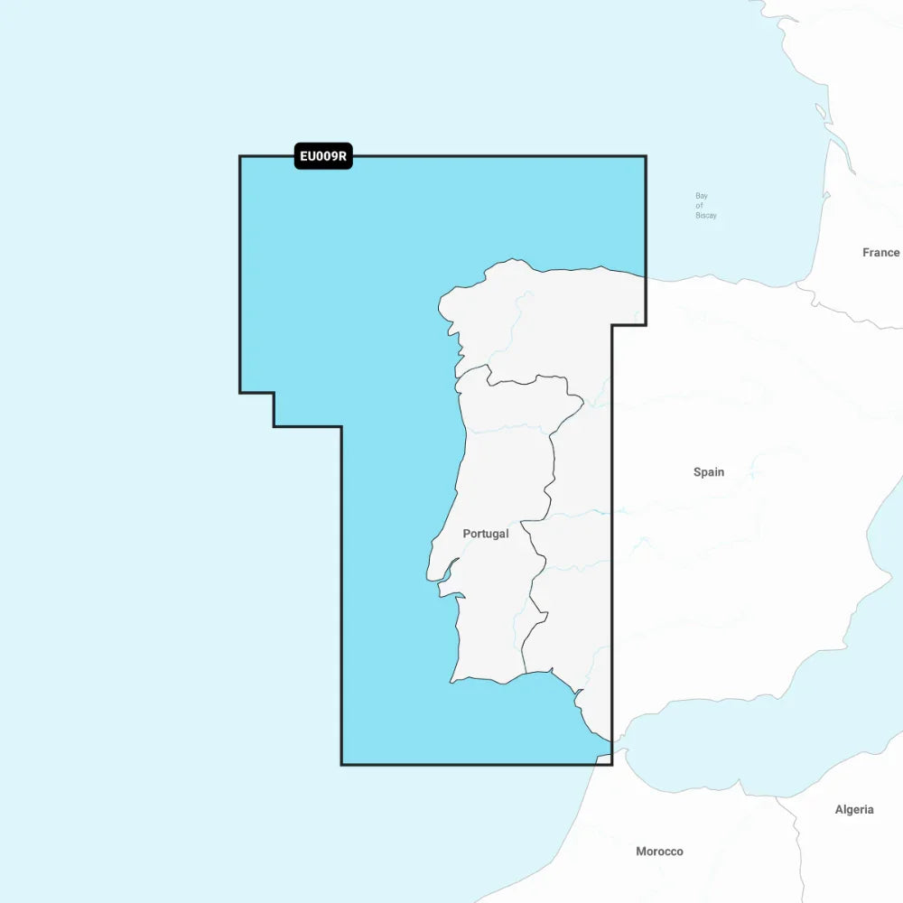 Garmin Navionics+ Chart: EU009R - Portugal & Spain, Northwest