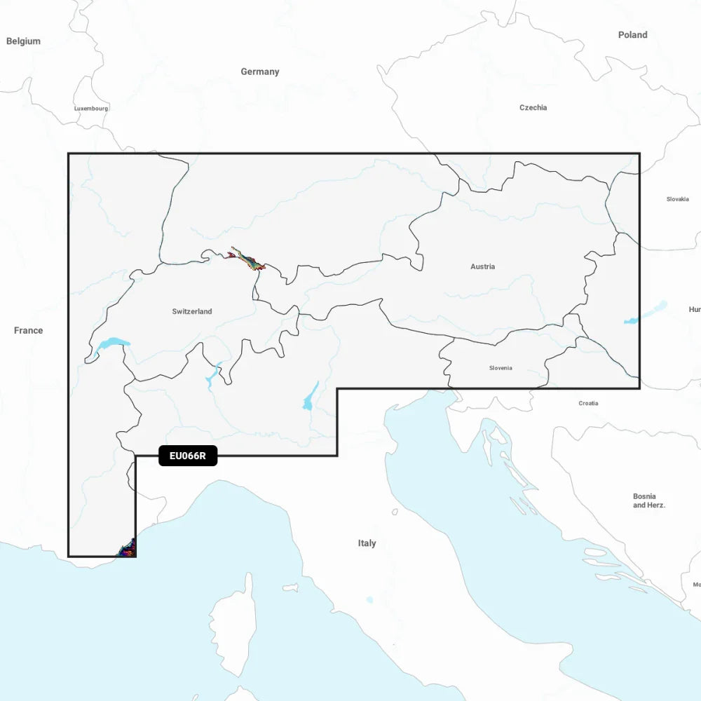Garmin Navionics Vision+ Chart: EU066R - Alpine, Lakes & Rivers