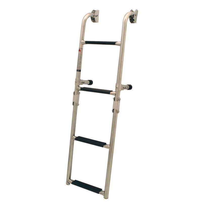 Folding 1+2-Step Transom Ladder 257 × 596 mm | 4Boats