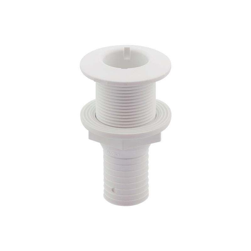Thru-Hull Fitting 32 mm (1¼") Hose Barb White | 4Boats
