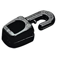 Snap Hook Eye 9 × 38mm for 6mm Cord, Polyamide Black | 4Boats