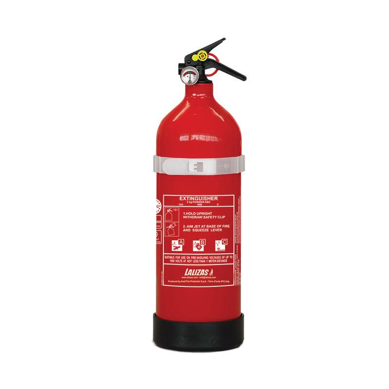 LALIZAS Fire 2 kg Dry Powder Extinguisher - Stored Pressure | 4Boats