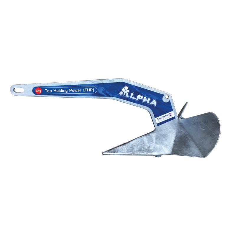 Lofrans' Anchor ALPHA THP 4 kg Hot-dip Galvanised | 4Boats